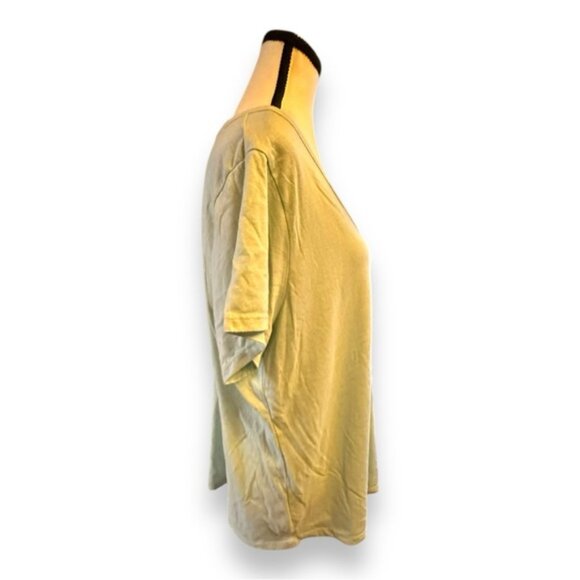 Women’s torrid 1 Pale Blue Girlfriend Signature Jersey V-Neck Tee 14 16 1X 1XL - Picture 7 of 11